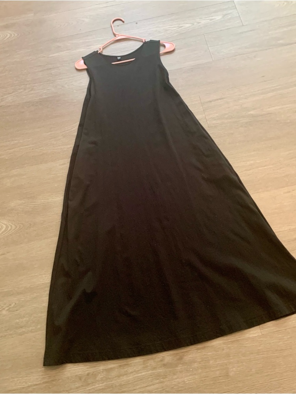 Uniqlo Black Sleeveless A-Line Dress